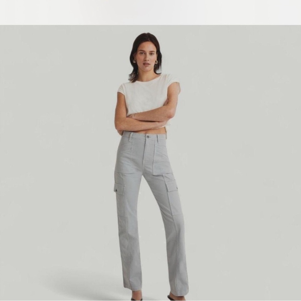 Madewell 90s straight cargo Women's Gray Cargo Jeans